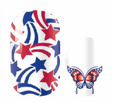 Red White & Butterfly