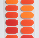 Orange Cream Gel Nails