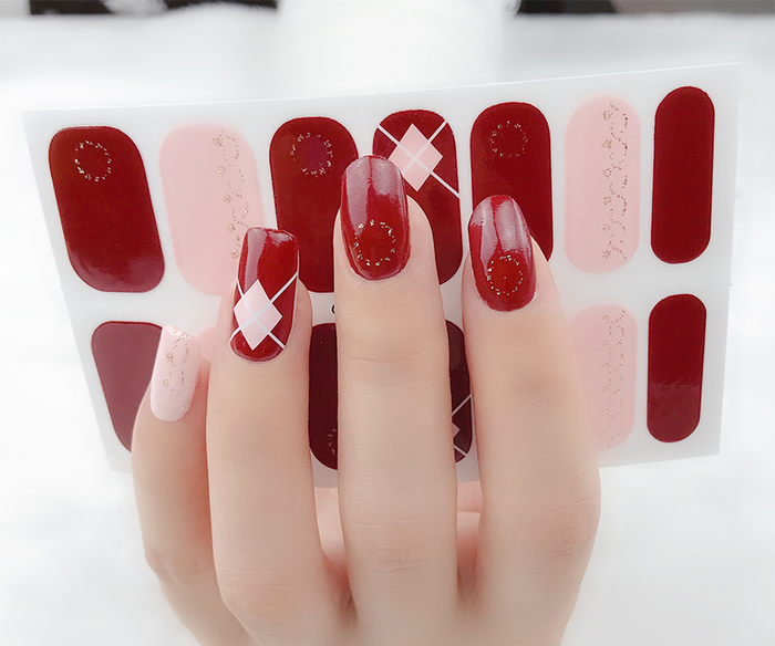 Criss Cross Gel Nail Wraps