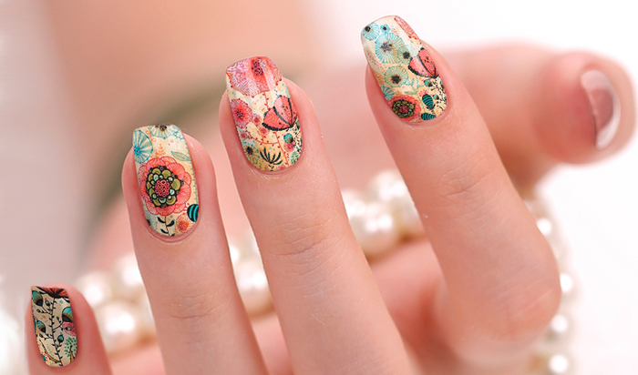 Floral Days Nail Wraps