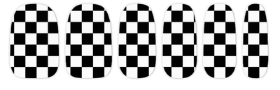 Checkered Nail Wraps