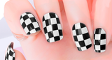 Checkered Nail Wraps