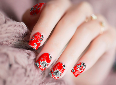 Oh Red Nail Wraps
