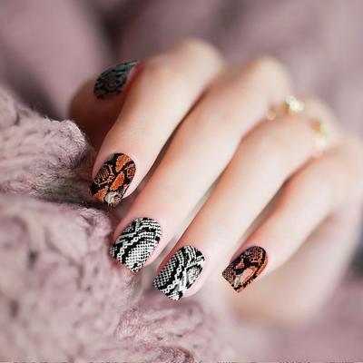 Cobra Snake Nail Wraps