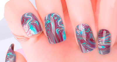 Marble Rock Nail Wraps