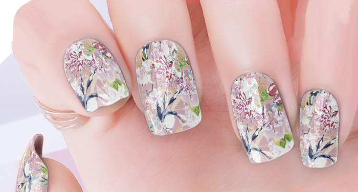 Floral Nail Wraps