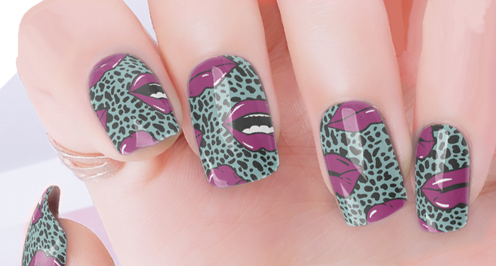 Lips Nail Wraps