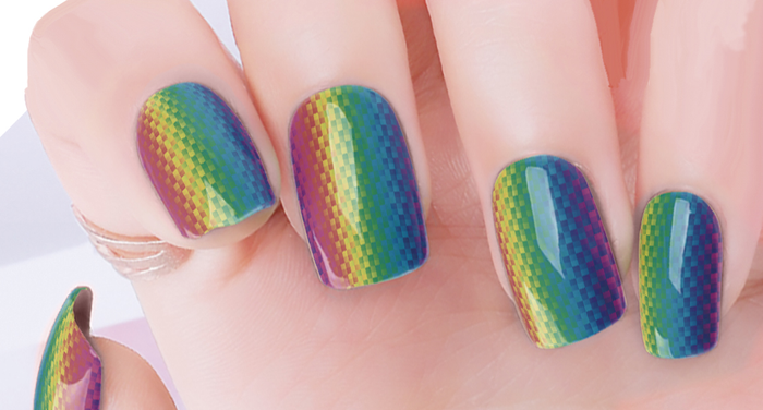 Rainbow Nail Wraps