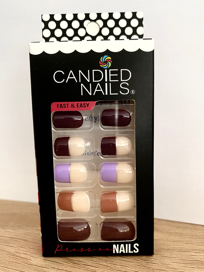 Mocha Press On Nails