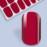 Solid Red Nail Wraps