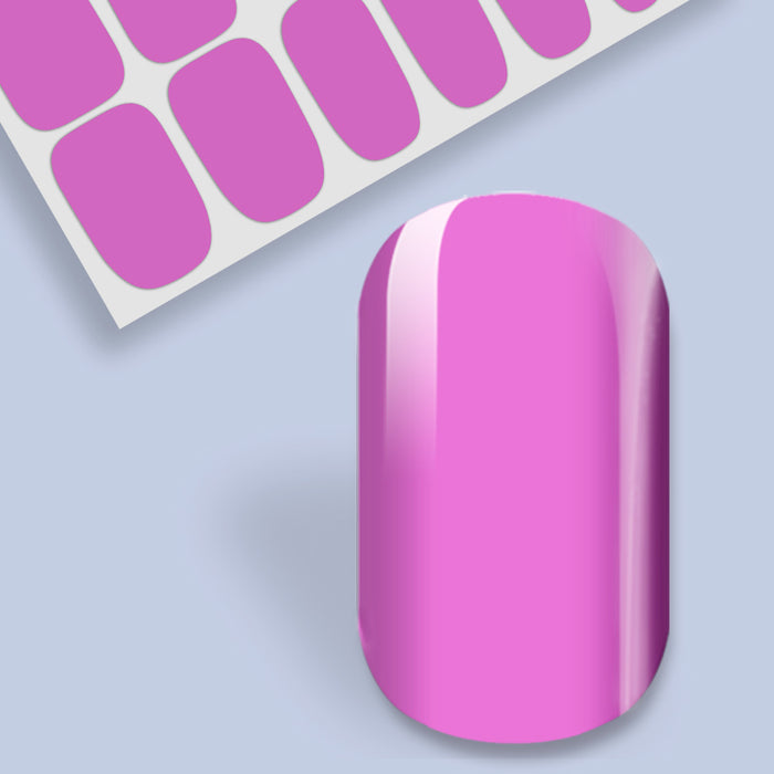 Solid Pink Nail Wraps