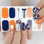 Geographic Gel Nail Wraps