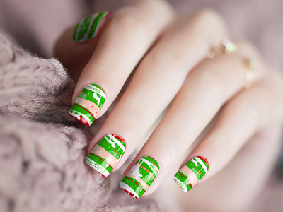 Merry Christmas Nail Wraps
